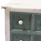 Baxton Studio Angeline Antique White and Teal Finished Wood 5-Drawer Chest 152-9187 - alternate 2